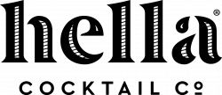 Hella Cocktail Co. Logo BLACK